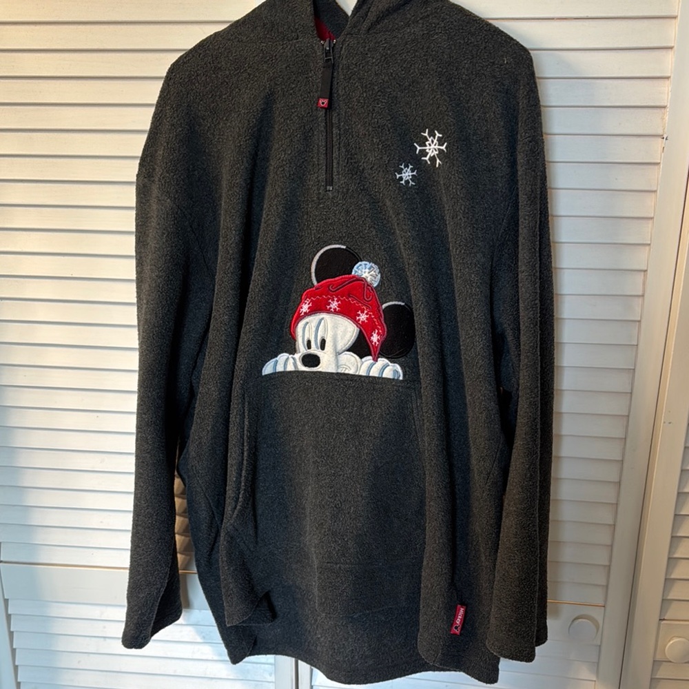 Disney Black Sweater with Mickey Mouse Design